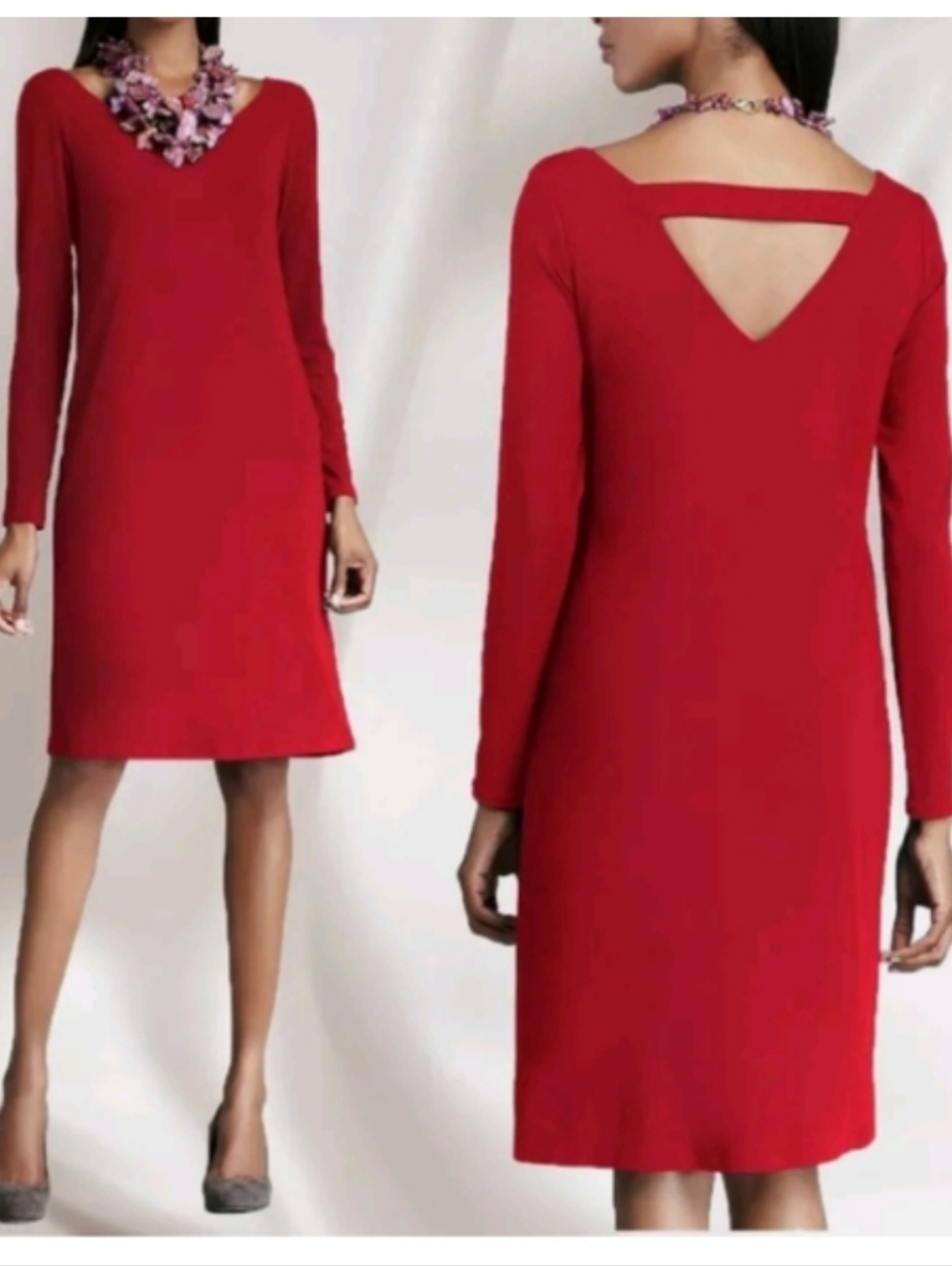 Eileen Fisher Dress Women's Small Ballet Neck